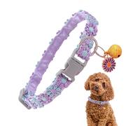 Colliers de Chat échappés, col de Chat Breakaway | Collier de Chaton avec Cloche Amovible,Accessoires d'animaux de Compagnie à Longueur réglable pour Les Petits Chiots de Chiens Moyens Moyens