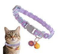 Colliers de Chat échappés, col de Chat Breakaway - Collier de Chaton avec Cloche Amovible - Accessoires d'animaux de Compagnie à Longueur réglable pour Les Petits Chiots de Chiens Moyens