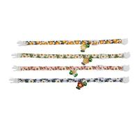 Colliers de Chats échappés Collier de Chat imprimé réglable avec Une Cloche 4pcs Chats Chiens Petits Animaux de Compagnie