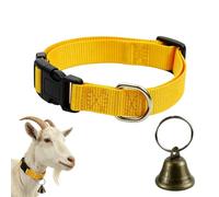 Colliers de chèvre avec cloches, boucle à libération rapide, colliers de positionnement pour vaches, pour amoureux des animaux, éleveurs, agriculteurs et bergers en randonnée, ferme ou hivernale