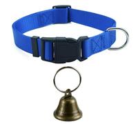 Colliers de chèvre avec des Cloches, réglable en Nylon Collier pour Animaux de Compagnie et Anti-Perte Forte Bronze pâturage cuivre Cloches Accessoires pour Petite Ferme Animaux Moutons Vache chèvre