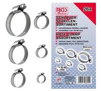 colliers de durite bgs - assortiment de 26 pieces de 16 a 40 mm - Bgs Technic G
