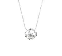 Colliers de Pendentif Collier de Fleur de Cerise pour Femmes Pendentif Chinois Plan Plan de Plantes de Plante élégante pour Copine Colliers pour Femmes