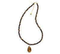 Colliers De Perles En Pierre Naturelle Pour Femmes Et Hommes, Faits Main, Collier Ras Du Cou En Cristal De Guérison, Pendentif En Pierre Précieuse Taille Larme, Bijou Bohème, Cadeau Œil De Tigre