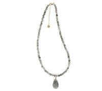 Colliers De Perles En Pierre Naturelle Pour Femmes Et Hommes, Faits Main, Collier Ras Du Cou En Cristal De Guérison, Pendentif En Pierre Précieuse Taille Larme, Bijou Bohème, Cadeau En Labradorit