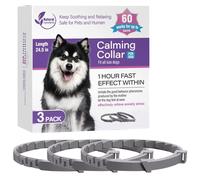 Colliers De Phéromone De Chien - Bandes De Contrôle Du Comportement, Sangles Anti-stress | Ensemble De 3 Colliers Calmes Durables Avec Un Effet De 60 Jours Pour Les Chiens De Toutes Tailles Pour La Ma