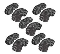 Colliers de Réchauffement de Cire, Coffre Protection Nettoyage la Machine à Cire Ensemble d'anneaux en Papier 100 Compatible avec la Plupart Chauffe-cire Accessoire pour l'épilation