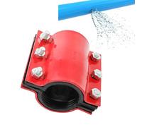 Colliers de réparation pour fuites de tuyaux d'eau - Collier de réparation de tuyaux avec une bonne étanchéité - Solution facile à installer pour les fuites, pince de réparation avec construction