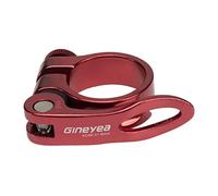 Colliers De Selle Pour VéLo 28.6/30.2 31.8 34.9mm Alliage Bike Soile de selle Aluminium Version rapide Montagne MTB Pince à bicyclettes vélo la route(31.8mm red)