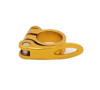 Colliers De Selle Pour VéLo 28.6/31.8/34.9MM Alloy Bike Seat Post Clamp | Quick Release Mountain MTB BMX Road Bicycle Universal(28.6mm Gold)