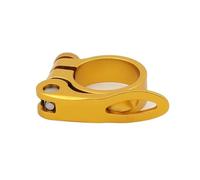 Colliers De Selle Pour VéLo 28.6/31.8/34.9MM Alloy Bike Seat Post Clamp | Quick Release Mountain MTB BMX Road Bicycle Universal(31.8mm Gold)