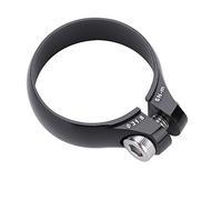 Colliers de Selle pour Vélo,Adaptateur Pour Selle De Vélo, Pince De Tige De Selle à Fixation Rapide 31,8 Mm Pour Tige De Selle 27.2 Super Légère(Noir)