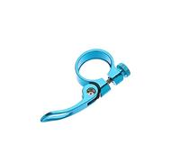 Colliers De Selle Pour VéLo Alliage D'aluminium 31.8mm MTB Vélo De La Route SEATPOSTS Pince Selle Elément Rechange À Cyclage Cyclisme Rapide Remise Clip Pièces(Blue)