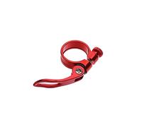 Colliers De Selle Pour VéLo Alliage D'aluminium 31.8mm MTB Vélo De La Route SEATPOSTS Pince Selle Elément Rechange À Cyclage Cyclisme Rapide Remise Clip Pièces(Red)