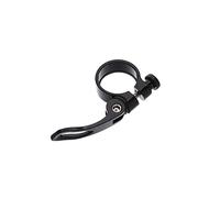 Colliers De Selle Pour VéLo Alliage D'aluminium 31.8mm MTB Vélo De La Route SEATPOSTS Pince Selle Elément Rechange À Cyclage Cyclisme Rapide Remise Clip Pièces(Black)