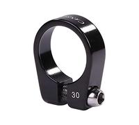Colliers De Selle Pour VéLo Alliage Road Soiseau de bicyclette Pince à bicyclettes 28.6mm / 30mm pipe siège MTB Pinces vélo tige selle(30mm Black)