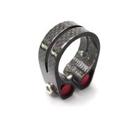 Colliers De Selle Pour VéLo Carbone complet MTB SEATPOSE CLAMP FITS for 27.2/30.8 31.6MM SIÈGE POST DE RAPIDE POINT VOILE VOYEUR POSTE(30.8 Open Glossy)