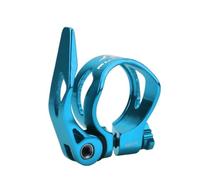 Colliers De Selle Pour VéLo CLAMPS DE SIÈGE À VOYE PIEDS REMARQUE RAPIDE 31.8mm / 34.9mm Clip en alliage d'aluminium for les accessoires de vélo route montagne(Blue-34.9)