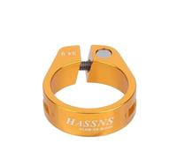 Colliers De Selle Pour VéLo Collier de serrage for tige selle télescopique 31,8/34,9 mm, compatible VTT 27,2/28,6/31,6(Golden 34.9MM)