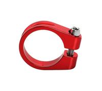 Colliers De Selle Pour VéLo Collier de serrage for Tube en aluminium, 28.6/31.8/34.9mm, for tige de selle de vélo vtt, pièces de cyclisme, Tube de tête Colliers De Selle Pour VéLo(34.9mm red)