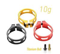 Colliers De Selle Pour VéLo Collier de serrage tige selle en alliage d'aluminium 27,2/30,8/31,6 mm for vélo route et VTT(Black Black 31.8)