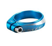Colliers De Selle Pour VéLo Mbt Soiseau de vélo Post Serrure Alliage d'aluminium Ultralight Verrouille siège Partie cyclisme Un 31,8 mm / 34,9mm(31.8mm Blue)