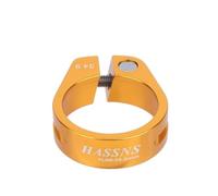 Colliers De Selle Pour VéLo Site de selle à vélo Selle Blocage Clip siège 31.8/34. 9mm Fermeture post-col for compte-gouttes 27.2 28.6 6mm mtb(Gold 34.9MM)