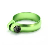 Colliers De Selle Pour VéLo Soiseau de bicyclette titane super léger Cnc Set selle en alliage Pince poteau for 27,2/30,8 31.6mm Vélo SIKEPOST(31.8 green)