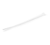 10cm(4") Cable Ties, 2mm(1/16") wide, 22mm(7/8") Bundle Diameter, 8kg(18lb) Tensile Strength, Nylon Self Locking Zip Ties with Curved Tip, 94V-2/UL