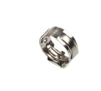 Colliers de serrage 10 pièces en acier inoxydable 304, Kit d'assortiment de colliers de serrage à une oreille, simple 5.3-31mm, spécifications multiples(7 inches)