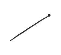 StarTech.com 15cm(6") Cable Ties, 3mm(1/8") wide, 39mm(1-3/8") Bundle Diameter, 18kg(40lb) Tensile Strength, Nylon Self Locking Zip Ties with Curved Tip, 94V-2/UL Listed, 100 Pack, Black - Nylon 66 Plastic - TAA (CBMZT6B) - attache câble - Conformité TAA