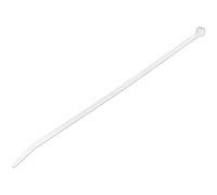 StarTech.com 10"(25cm) Cable Ties, 1/8"(4mm) wide, 2-5/8"(68mm) Bundle Diameter, 50lb(22kg) Tensile Strength, Nylon Self Locking Zip Ties w/ Curved Tip, 94V-2/UL Listed, 100 Pack, White - Nylon...