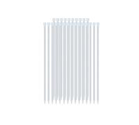 Colliers de serrage 3,6 x 300 mm - 25 Pièces - Nylon Blanc