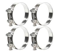 Colliers de Serrage à Boulon en T, 80-85mm Collier d'échappement Universel pour Voitures et Motos, 304 Acier Inoxydable Colliers de Manchon (4 Pièces)