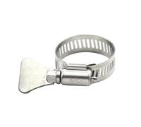 Colliers de serrage à clé réglable en acier inoxydable, 2 à 10 pièces, colliers de serrage à vis sans fin, 6 à 95mm, for tuyau d'eau, mécanique automobile(6-12mm 10pcs)