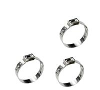 Colliers de serrage à oreille unique en acier inoxydable 304, 50 pièces, 6-31,6 mm, spécifications multiples(50pcs 20.3-23.5mm)