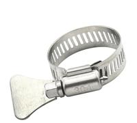 Colliers de serrage à vis sans fin, 2 à 10 pièces, 6 à 95 mm, réglables, en acier inoxydable, pour conduite d'eau, automobile, mécanique, 27, 51 mm, 5 pièces