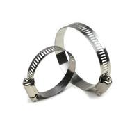 colliers de serrage à vis sans fin, colliers de serrage réglables en acier inoxydable, colliers de serrage pour tuyaux de carburant, pinces à vis sans fin(Diameter 4064mm)