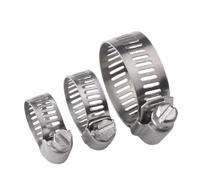 Colliers de serrage à vis sans fin en acier inoxydable 304, 6 mm, 8 mm, 10 mm, 13 mm, 14 mm, 16 mm, 18 mm, 21 mm, 5 pièces, 27, 51 mm
