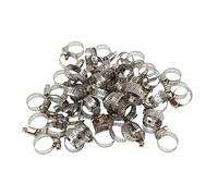 Colliers de serrage à vis sans fin réglables en acier inoxydable, 8-29 cm, lot de 10 ou 30 pièces - for tuyaux d'essence et d'eau de robinet de voiture, avec outil de serrage.(16-25mm(10pcs))