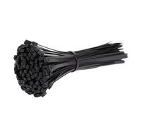 Colliers de serrage autobloquants en nylon et plastique, 5 anneaux de fixation for colliers de serrage de 300 mm, 8 grands colliers de serrage à fermeture éclair de 300 mm(8x300mm,10 Pack)