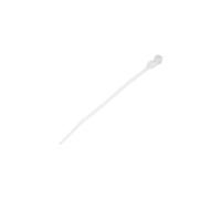 StarTech.com Attaches de câble de 10 cm avec trou de montage - 2 mm de large, 24 mm de diamètre. Résistance à la traction de 8 kg, attaches autobloquantes en nylon 66 avec trou de vis, homologuées UL,