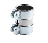 Colliers de serrage d'échappement en acier inoxydable, 45mm, 50mm, 55mm, 60mm, 65mm, 70mm, 76mm, connecteur de tuyau, manchon de jonction, pointe réglable(50mm(2 in))