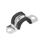 Colliers de serrage doublés de caoutchouc, 1 à 10 pièces, Clips P 6mm-200mm, colliers de serrage en acier inoxydable for montage fixe(25mm 5pcs)