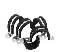 Colliers De Serrage En Acier Inoxydable 304, 20 Pièces, Avec Doublure En Caoutchouc, Attaches Anti-vibrations For Tuyaux, Pièce Accessoire(Diameter 42)