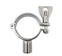 Colliers de serrage en acier inoxydable 304, filetage mâle, version solide/creuse, diamètre extérieur 12,7-152 mm, résistant à la rouille, idéal pour les applications de plomberie et de climatisation