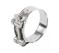 Colliers de serrage en acier inoxydable, 4 pièces, pour tuyaux d'admission et d'échappement, 48, 51 mm