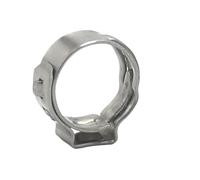 Colliers de serrage en acier inoxydable 5.8, 2 à 20 pièces, à une seule oreille, en continu, 23.5-304mm, anneaux de serrage for sceller les types de tuyaux