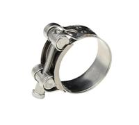 Colliers de serrage en acier inoxydable, boulons en T robustes, Clips de fixation de tubes, fixations métalliques, pinces de réparation, outils et matériel(26-28mm)