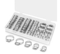 Colliers de serrage en acier inoxydable - Compatibilité universelle - Pour l'entretien mécanique - Colliers de serrage de qualité professionnelle